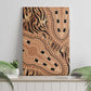 Afro Tiger Mix Dashiki Tribal Pattern Canvas Wall Art