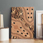 Afro Tiger Mix Dashiki Tribal Pattern Canvas Wall Art