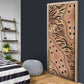 Africa Tiger Mix Dashiki Tribal Pattern Door Cover