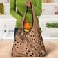 Afro Tiger Mix Dashiki Tribal Pattern Grocery Bag
