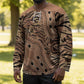 Africa Tiger Mix Dashiki Tribal Pattern Hockey Jersey