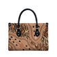 Africa Tiger Mix Dashiki Tribal Pattern Leather Bag