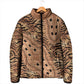 Africa Tiger Mix Dashiki Tribal Pattern Padded Jacket