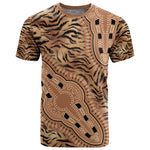 Afro Tiger Mix Dashiki Tribal Pattern T shirt