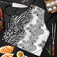 Africa Zebra Mix Paisley Tribal Pattern Apron