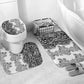 Africa Zebra Mix Paisley Tribal Pattern Bathroom Set