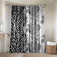 Africa Zebra Mix Paisley Tribal Pattern Bathroom Set