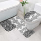 Africa Zebra Mix Paisley Tribal Pattern Bathroom Set