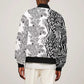 Afro Zebra Mix Paisley Tribal Pattern Bomber Jacket