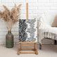 Afro Zebra Mix Paisley Tribal Pattern Canvas Wall Art