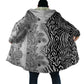 Africa Zebra Mix Paisley Tribal Pattern Cloak