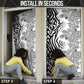 Africa Zebra Mix Paisley Tribal Pattern Door Cover
