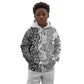 Afro Zebra Mix Paisley Tribal Pattern Kid Hoodie