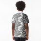 Afro Zebra Mix Paisley Tribal Pattern Kid Polo Shirt