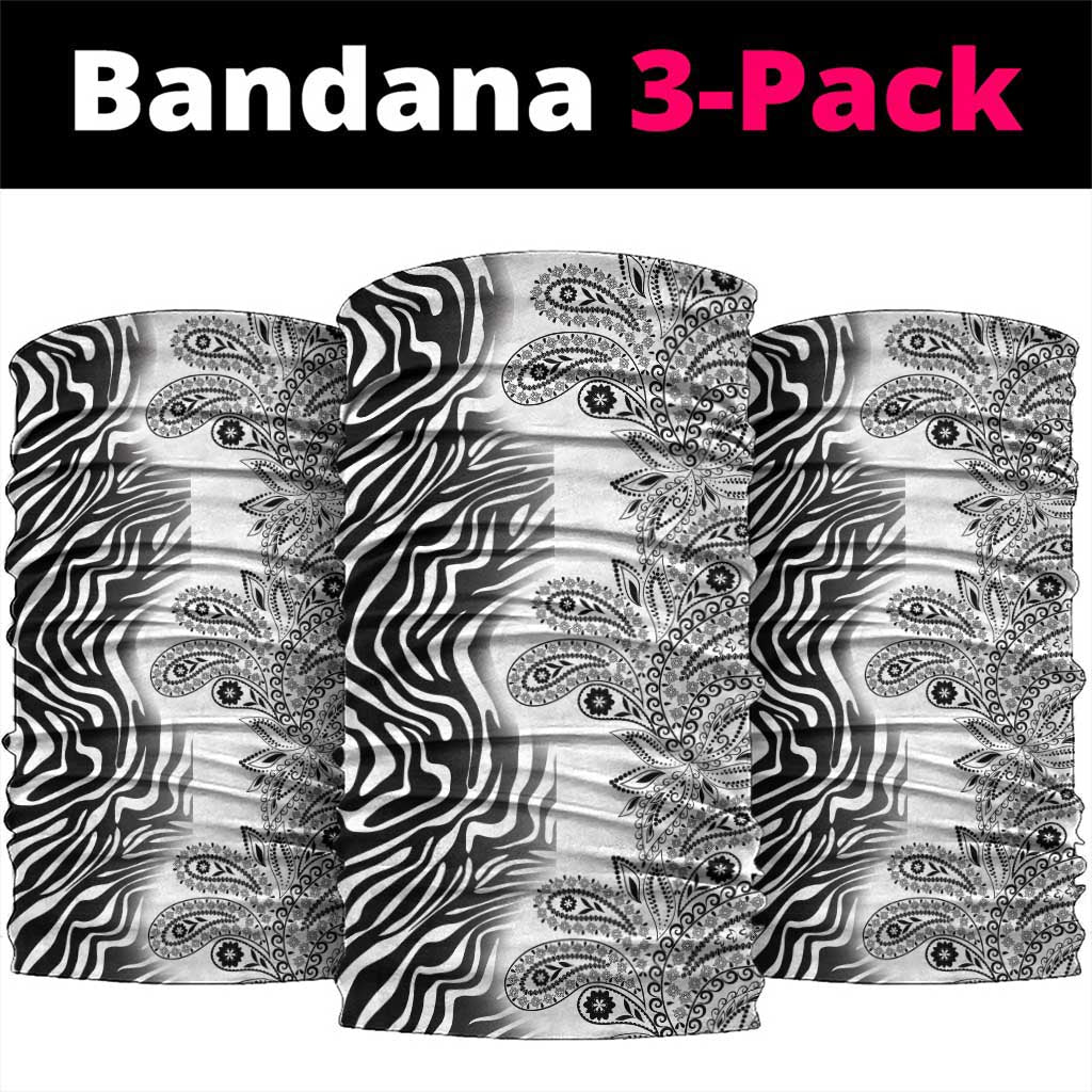 Afro Zebra Mix Paisley Tribal Pattern Neck Gaiter LT9