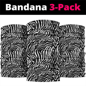 Afro Zebra Mix Paisley Tribal Pattern Neck Gaiter - African Pride