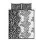 Afro Zebra Mix Paisley Tribal Pattern Quilt Bed Set