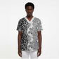 Africa Zebra Mix Paisley Tribal Pattern Scrub Top