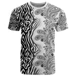 Afro Zebra Mix Paisley Tribal Pattern T shirt