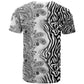 Afro Zebra Mix Paisley Tribal Pattern T shirt
