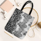 Africa Zebra Mix Paisley Tribal Pattern Tote Bag