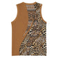 Afro Leopard Mix Native Tribal Pattern Basketball Jersey - African Pride