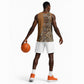 Afro Leopard Mix Native Tribal Pattern Basketball Jersey - African Pride