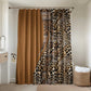 Africa Leopard Mix Native Tribal Pattern Bathroom Set
