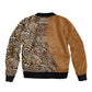 Afro Leopard Mix Native Tribal Pattern Bomber Jacket