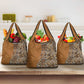 Afro Leopard Mix Native Tribal Pattern Grocery Bag