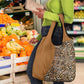 Afro Leopard Mix Native Tribal Pattern Grocery Bag