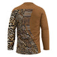 Africa Leopard Mix Native Tribal Pattern Hockey Jersey