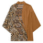 Africa Leopard Mix Native Tribal Pattern Kimono