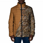 Africa Leopard Mix Native Tribal Pattern Padded Jacket