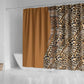 Afro Leopard Mix Native Tribal Pattern Shower Curtain