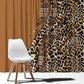 Afro Leopard Mix Native Tribal Pattern Window Curtain