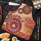 Africa Tribal Traditional Pattern Apron Beige Motif
