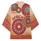 Africa Tribal Traditional Pattern Kimono Beige Motif