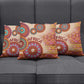 Africa Tribal Traditional Pattern Pillow Cover Beige Motif