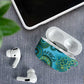 Africa Tribal Traditional Pattern AirPods Case Blue Motif