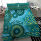 Afro Tribal Traditional Pattern Bedding Set Blue Motif