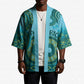 Africa Tribal Traditional Pattern Kimono Blue Motif