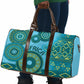 Africa Tribal Traditional Pattern Travel Bag Blue Motif