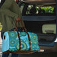 Africa Tribal Traditional Pattern Travel Bag Blue Motif