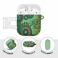 Africa Tribal Traditional Pattern AirPods Case Green Motif