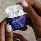 Africa Tribal Traditional Pattern AirPods Case Purple Motif