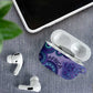 Africa Tribal Traditional Pattern AirPods Case Purple Motif
