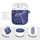 Africa Tribal Traditional Pattern AirPods Case Purple Motif