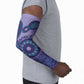 Africa Tribal Traditional Pattern Arm Sleeves Purple Motif