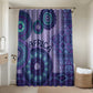 Africa Tribal Traditional Pattern Bathroom Set Purple Motif